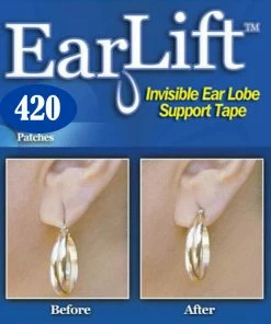 TVTimeDirect Earlift Earring Support Patches - 7 Pack (420 Patches) Health & Beauty