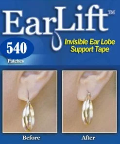 TVTimeDirect Earlift Earring Support Patches - 9 Pack (540 Patches)