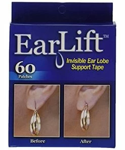 TVTimeDirect EarLift Invisible Ear Lobe Support Solution -120 Count Health & Beauty