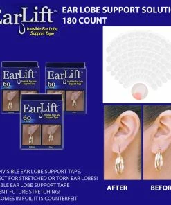 TVTimeDirect EarLift Invisible Ear Lobe Support Solution- 180 Count