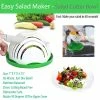 TVTimeDirect Easy Salad Maker - Salad Cutter Bowl