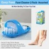 TVTimeDirect Easy Feet Foot Cleaner-2 Pack- Assorted