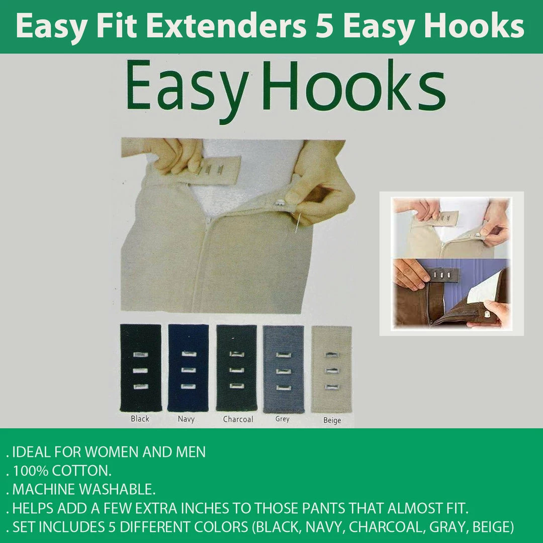 TVTimeDirect Easy Fit Extenders 5 Easy Hooks Health & Beauty 3 TVTimeDirect Easy Fit Extenders 5 Easy Hooks Health & Beauty