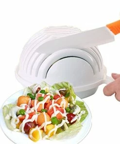 TVTimeDirect Easy Salad Maker - Salad Cutter Bowl