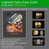TVTimeDirect Legnoart Spicy Easy Sushi Recipe Book Cocktail Party