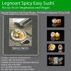 TVTimeDirect Legnoart Spicy Easy Sushi Recipe Book Vegetarian And Vegan