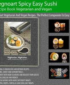 TVTimeDirect Legnoart Spicy Easy Sushi Recipe Book Vegetarian And Vegan