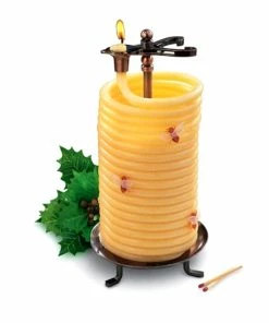 TVTimeDirect Candle By The Hour - 80 Hour Natural Bees Wax (20559B) Candles