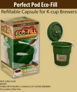 TVTimeDirect Perfect Pod Eco-Fill Refillable Capsule For K-cup Brewers