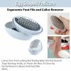 TVTimeDirect Egg Shaped Pedicure Ergonomic Foot File And Callus Remover Health & Beauty
