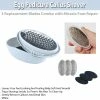 TVTimeDirect Egg Pedicure Callus Shaver - 3 Replacement Blades Combo With Miracle Foot Repair
