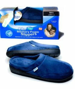 TVTimeDirect Clothing & Accessories Elite Comfort Pedic Memory Foam Slippers - Small ( M 6-7 W 6.5-8.5)