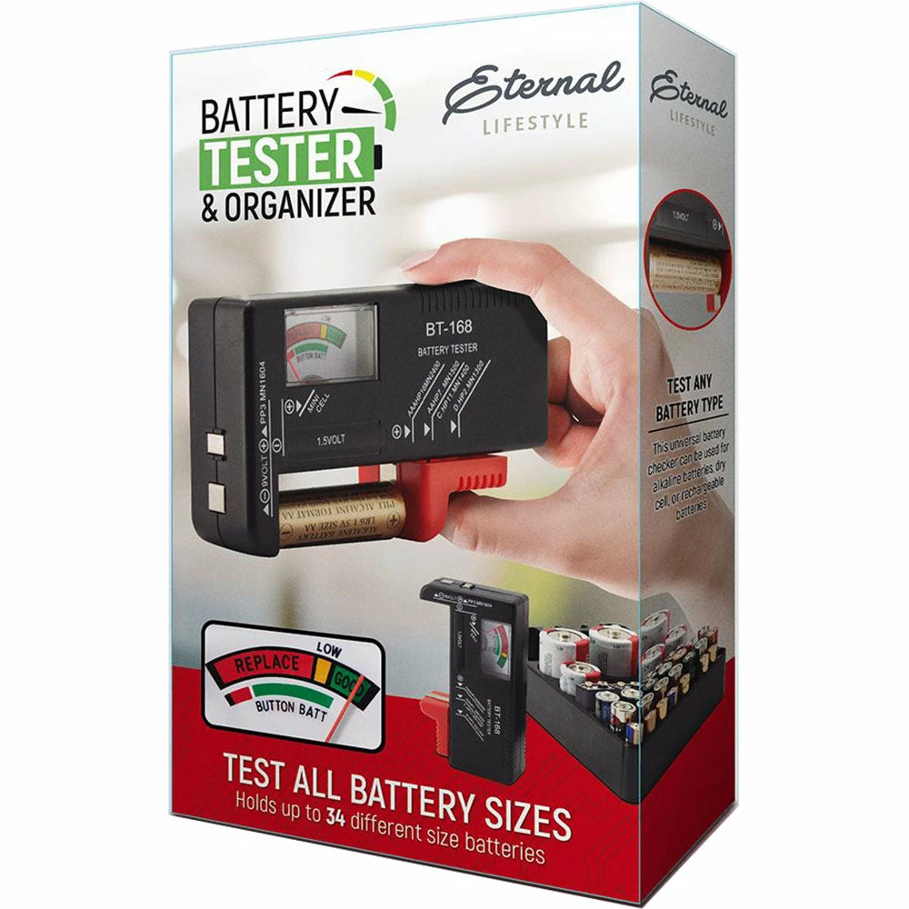 TVTimeDirect Battery Organizer & Tester With Battery Slots Cell Batteries Outdoor & Garden 7 TVTimeDirect Battery Organizer & Tester With Battery Slots Cell Batteries Outdoor & Garden