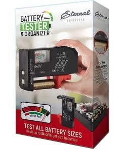 TVTimeDirect Battery Organizer & Tester With Battery Slots Cell Batteries Outdoor & Garden 12 TVTimeDirect Battery Organizer & Tester With Battery Slots Cell Batteries Outdoor & Garden