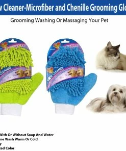 TVTimeDirect Paw Cleaner-Microfiber And Chenille Grooming Glove (Color May Vary) 9 TVTimeDirect Paw Cleaner-Microfiber And Chenille Grooming Glove (Color May Vary)
