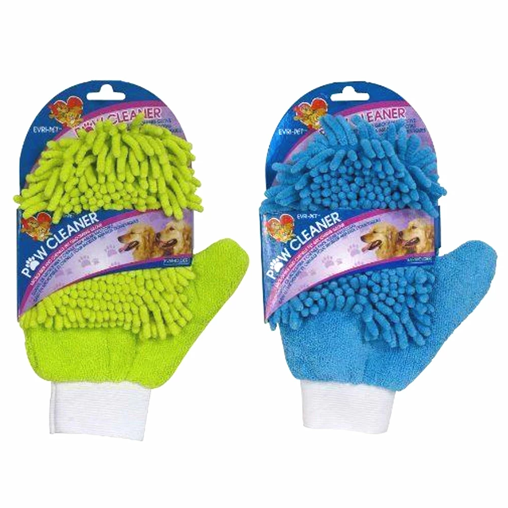 TVTimeDirect Paw Cleaner-Microfiber And Chenille Grooming Glove (Color May Vary) 3 TVTimeDirect Paw Cleaner-Microfiber And Chenille Grooming Glove (Color May Vary)