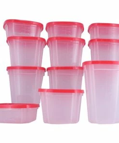 TVTimeDirect Kitchen Expansion Pack For Use With Swirl Around Carousel & Storage Food Containers -Red