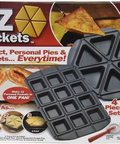 TVTimeDirect Kitchen EZ Pocket Pie Pan