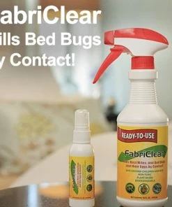 TVTimeDirect Outdoor & Garden FabriClear/ XOUT Bed Bug, Flea And Dust Mite Exterminator, 16 Fl. Oz.