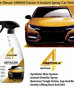 TVTimeDirect Automotive Rust-Oleum 340450 Factor 4 Instant Spray Car Detailer