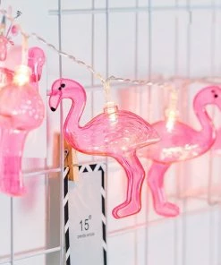TVTimeDirect Flamingo LED String Lights Outdoor & Garden