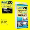 TVTimeDirect Automotive Quick 20 Bumper, Fiberglass & Plastic Repair Kit