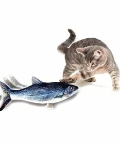 TVTimeDirect Fish Flop Interactive Motion Cat Toy