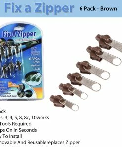 TVTimeDirect Fix A Zipper- Brown