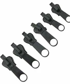 TVTimeDirect Clothing & Accessories Universal Zipper Repair Kit - 6 Pack (Black)