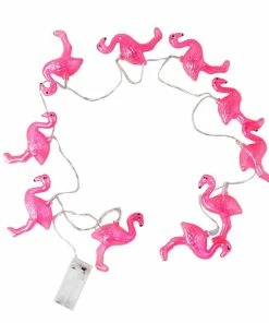 TVTimeDirect Flamingo LED String Lights Outdoor & Garden