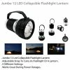 TVTimeDirect Jumbo 12 LED Collapsible Flashlight Lantern Outdoor & Garden