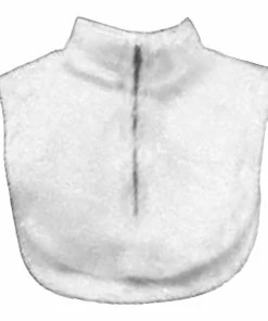 TVTimeDirect Zippered Fleece Dickie (White)