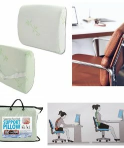 TVTimeDirect Supportive Foam Back Support Pillow Health & Beauty