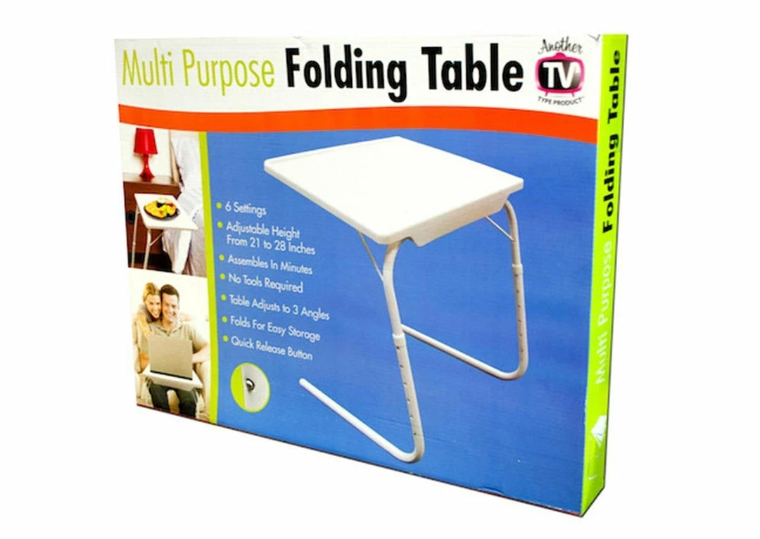 TVTimeDirect Multi-Purpose Folding Table- (White) Houseware 4 TVTimeDirect Multi-Purpose Folding Table- (White) Houseware