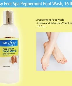TVTimeDirect Easy Feet Spa Peppermint Foot Wash, 16 Fl Oz
