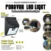 TVTimeDirect Forever LED Light - Solar Powered Energy Motion Activated Outdoor Lights - Black - Single Houseware