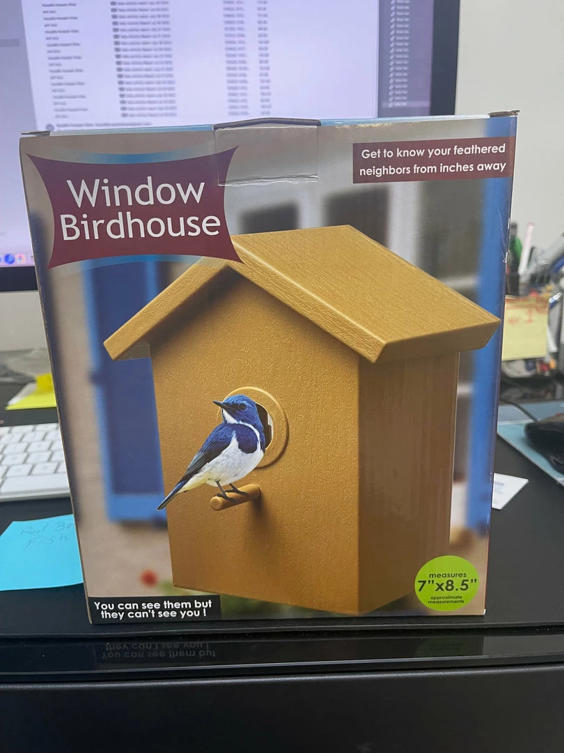 TVTimeDirect Window Birdhouse -See Through Spy One Way Mirrored Bird House 5 TVTimeDirect Window Birdhouse -See Through Spy One Way Mirrored Bird House
