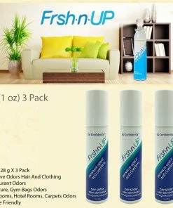 TVTimeDirect Frsh N Up Hair And Clothing Dry Spray Odor Eliminator (1 Oz) 3 Pack Health & Beauty