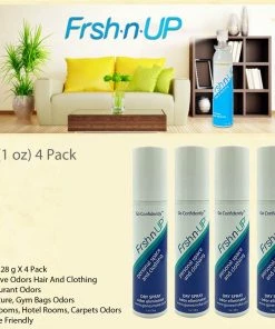 TVTimeDirect Frsh N Up Hair And Clothing Dry Spray Odor Eliminator (1 Oz) 4 Pack Health & Beauty
