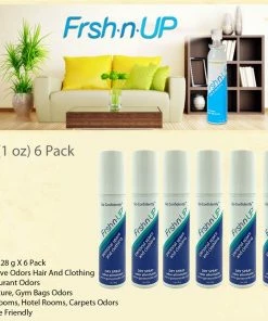 TVTimeDirect Frsh N Up Hair And Clothing Dry Spray Odor Eliminator (1 Oz) 6 Pack