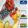 TVTimeDirect Houseware Fruit Fresh Crisper Drawer Liner - 2 Large Liners -White