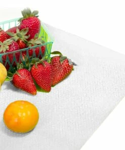 TVTimeDirect Houseware Fruit Fresh Crisper Drawer Liner - 2 Large Liners -White