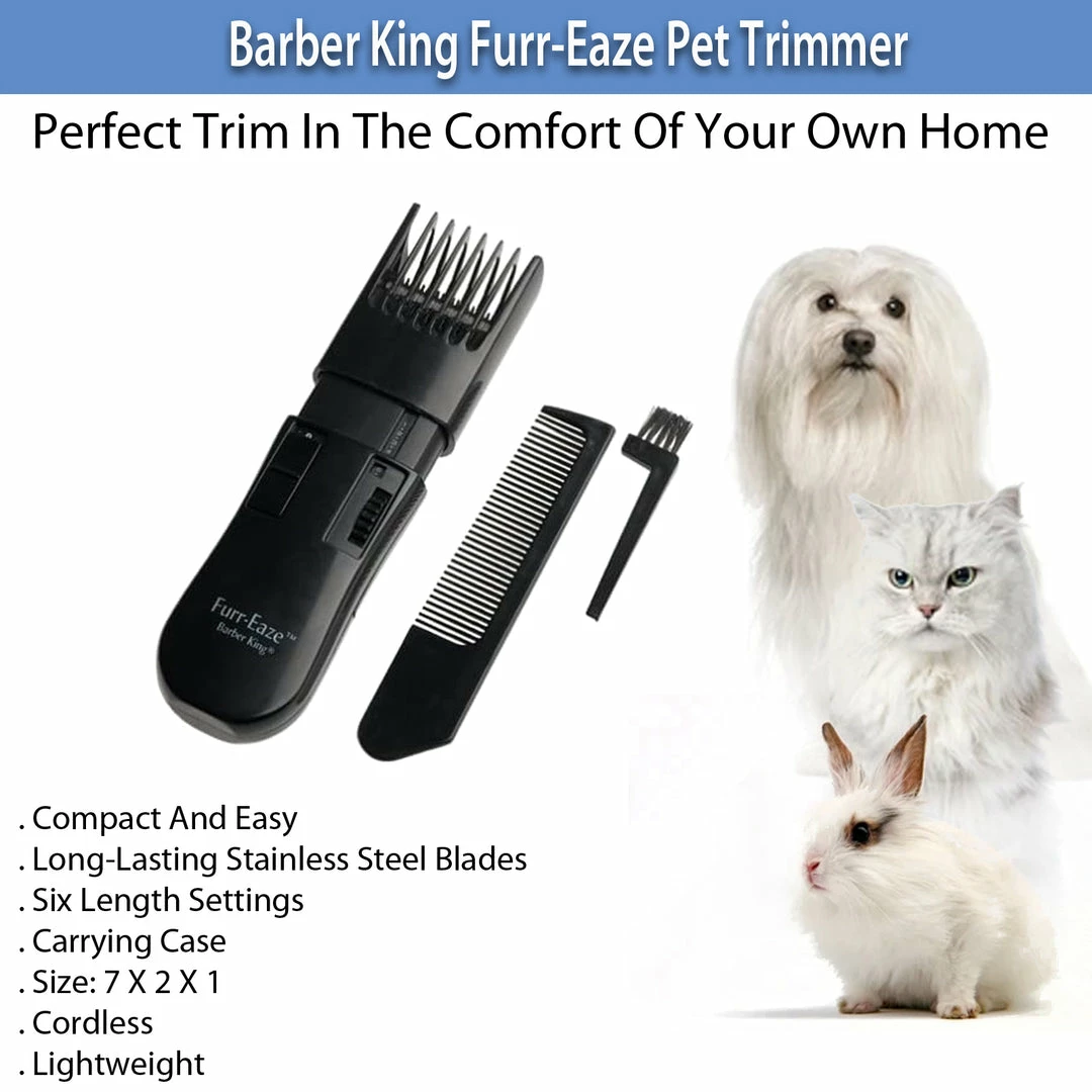 TVTimeDirect Barber King Furr-Eaze Pet Trimmer Pets 4 TVTimeDirect Barber King Furr-Eaze Pet Trimmer Pets