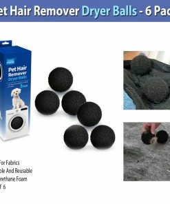 TVTimeDirect Pet Hair Remover Dryer Balls -6 Pack 11 TVTimeDirect Pet Hair Remover Dryer Balls -6 Pack