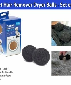TVTimeDirect Pet Hair Remover Dryer Balls - Set Of 2