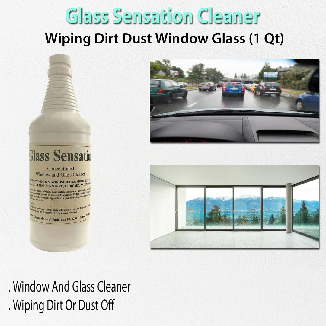 TVTimeDirect Houseware Glass Sensation Cleaner Wiping Dirt Dust Window Glass (1 Qt) 6 TVTimeDirect Houseware Glass Sensation Cleaner Wiping Dirt Dust Window Glass (1 Qt)