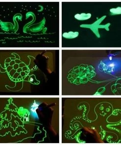 TVTimeDirect Glowing Blacklight Drawing Board And Pen
