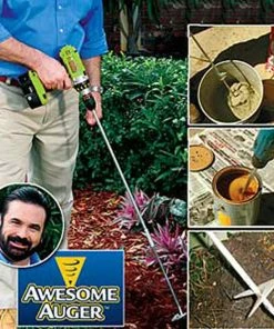 TVTimeDirect Awesome Auger Professional Gardening Bedding Digging Tool