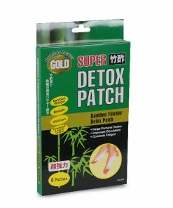 TVTimeDirect Health & Beauty Chikusaku Gold Super Bamboo Vinegar Foot Detox Patches - 8 Pack
