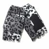 TVTimeDirect Clothing & Accessories Polarex Hot Headz Fleece Glomitts Snow Leopard, One Size